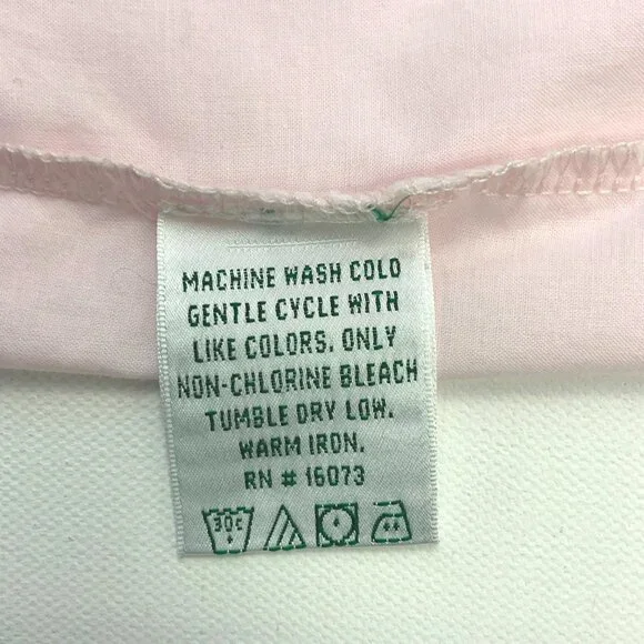 Vintage Laura Ashley Parisian Pink Cotton Nightgown Cottagecore Prairie Y2K Sz M - Picture 10 of 16